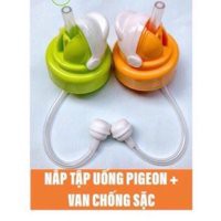  Nắp tập uống nước và van chống sặc cho bình Pigeon cổ rộng