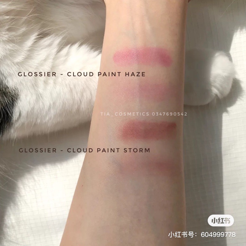 Má hồng dạng kem Glossier - Cloud paint