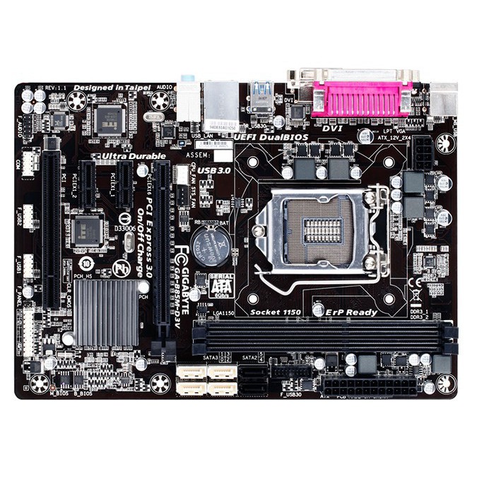 Bo mạch chủ Main Gigabyte B85M-D3V - Hàng công ty  - Bảo hành 36 tháng