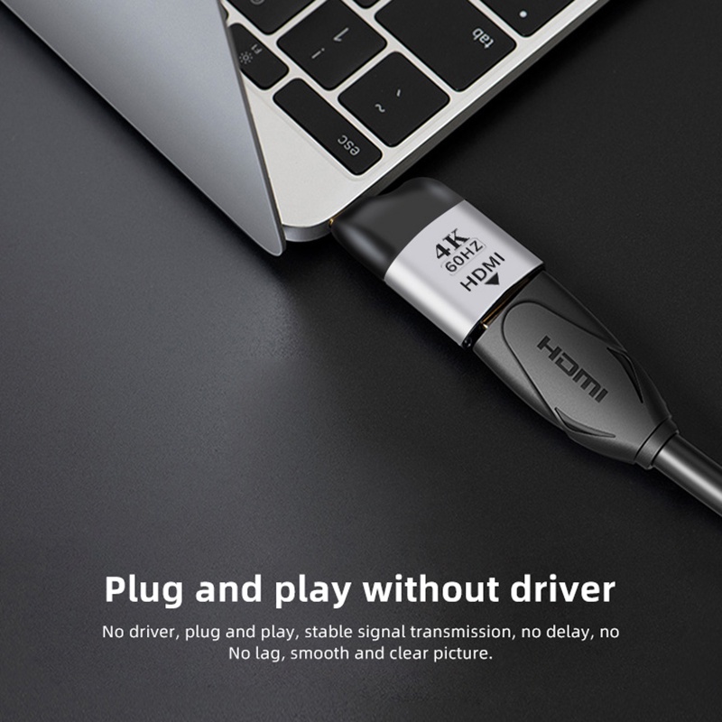 Đầu chuyển đổi laptop HDOORLINK Usb Type C sang Hdmi Vga Dp thích hợp cho Apple Xiaomi Huawei Laptop