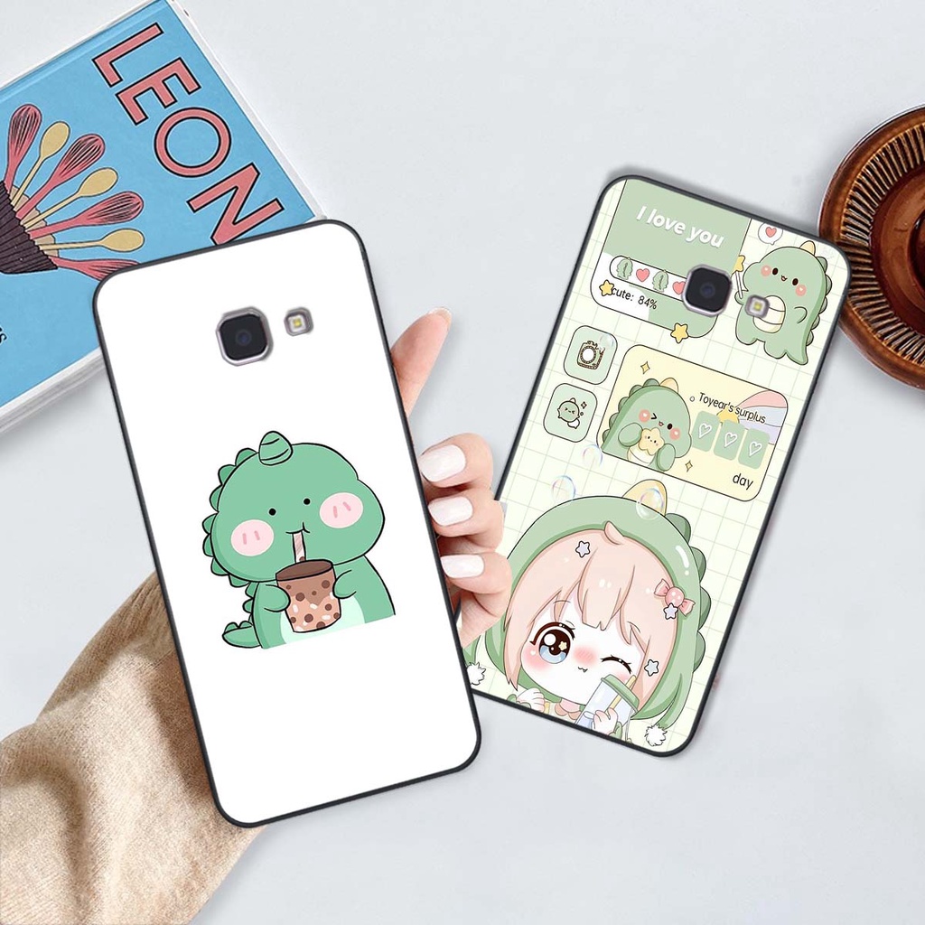 Ốp Samsung J7 Prime in hình khủng long Dino siêu dễ thương