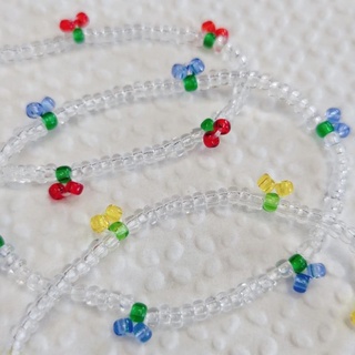 Vòng Tay Handmade Chuỗi Hạt Hình Cherry 3MM Nhiều Màu Sắc