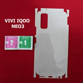 Miếng film dán PPF loại xịn phủ full 99% lưng viền Vivo IQOO Neo 3