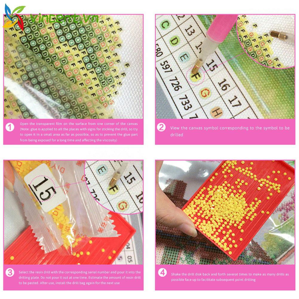 Bộ 10 Dụng Cụ Làm Tranh Chất Liệu Resin