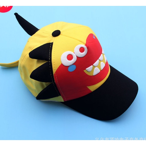 Mũ Lưỡi Trai Hình Khủng Long Dễ Thương Cho Bé Mẫu Giáo