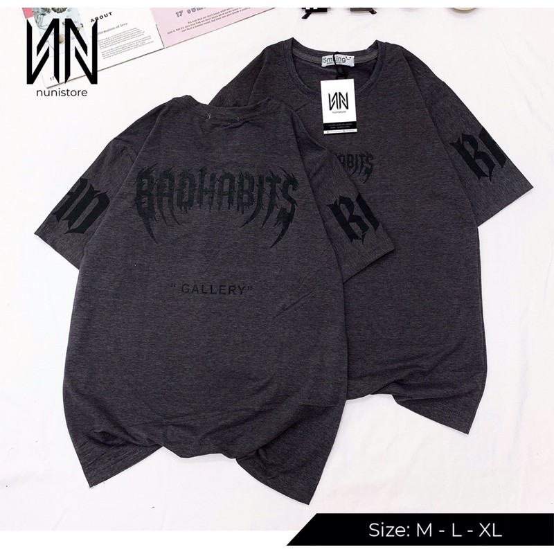 ÁO THUN UNISEX BAD HABITS