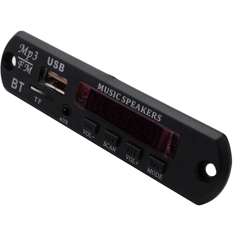 12V Bluetooth Mp3 Decoder Board Mp3 Player Car Kit Fm Radio Tf Usb Wma Aux Audio Receiver