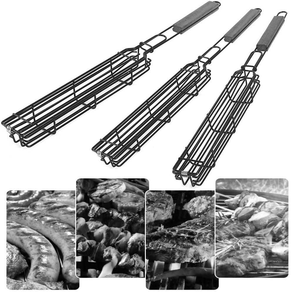 Vỉ Nướng Bbq Bằng Sắt Chống Dính Tiện Dụng Cho Nhà Bếp