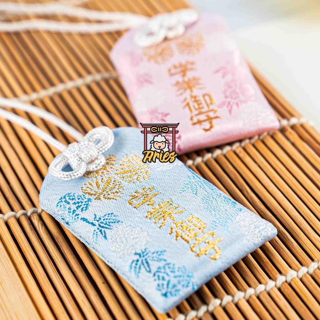 Móc khóa Omamori Học tập tốt - Nonomiya Jinja, Kyoto, Nhật Bản. Hàng thật