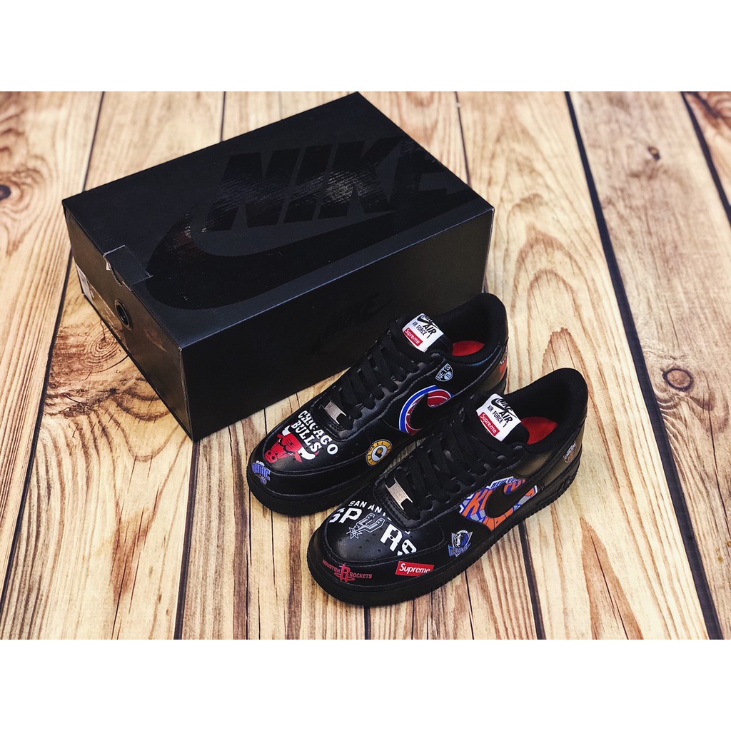 Giày Air Force 1 da PU nam nữ cao cấp nhẹ êm bền thời trang