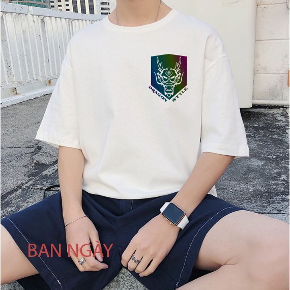 Áo  Phản Quang Đa Sắc Tay Lỡ Unisex