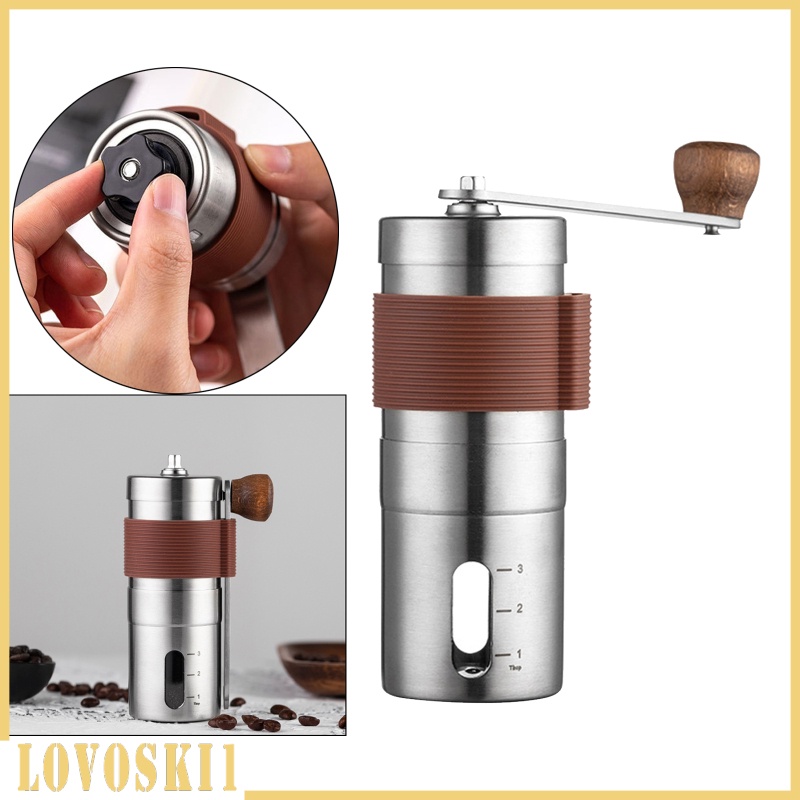 [LOVOSKI1] Manual Coffee Grinder Adjustable Setting for Espresso French Press Camping