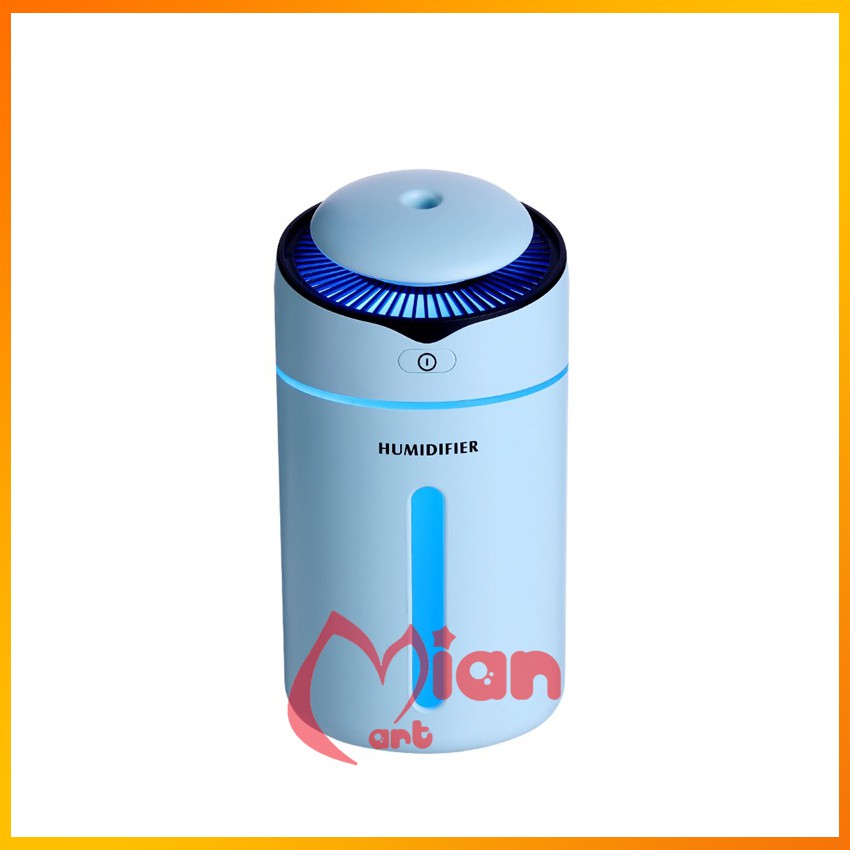 Máy máy tạo ẩm mini phun sương xông tinh dầu -  tạo độ ẩm ô tô tặng kèm tinh dầu bh 3 tháng - MIAN MART