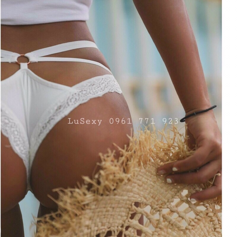 QUẦN LÓT NỮ SEXY ĐAN DÂY CAO CẤP - Quần lót nữ đẹp màu trắng đen vàng da beo da báo