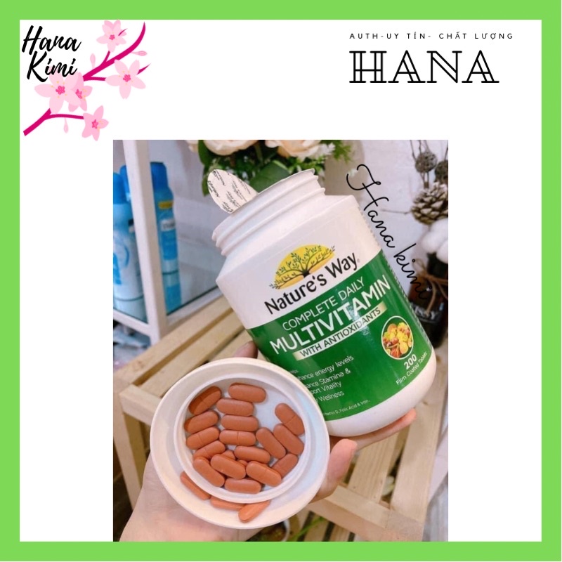 Vitamin Tổng Hợp  Nature’s Way Complete Daily Multivitamin - 200 Viên