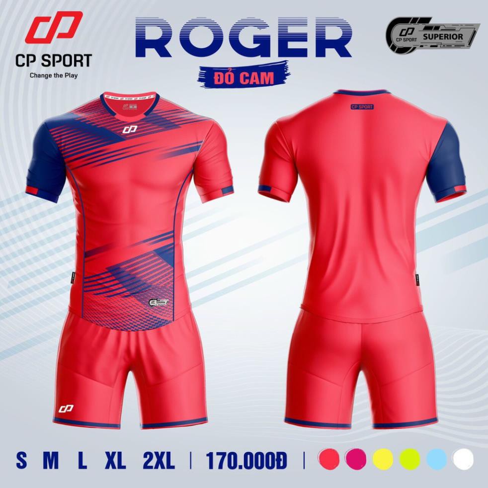 Bộ áo bóng đá CP ROGER 2021 - 2022 sẵn kho, giá tốt