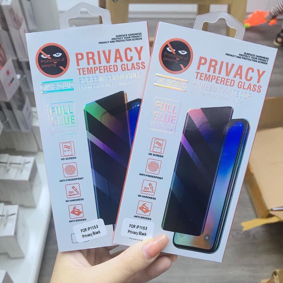 Cường Lực Chống Nhìn Trộm Cho ip 6 12mini 12 12pro s9 s9plus s8plus s10plus