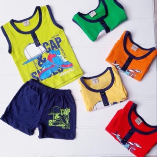 Combo bộ sát nách bé trai