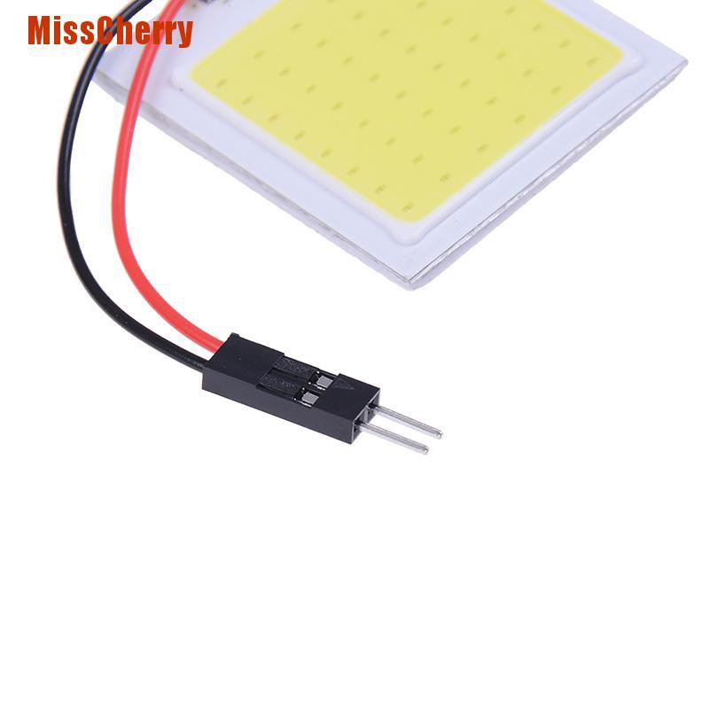 Bảng Đèn Led 48 Smd Cob 3w 12v Ánh Sáng Trắng Cho Xe Hơi