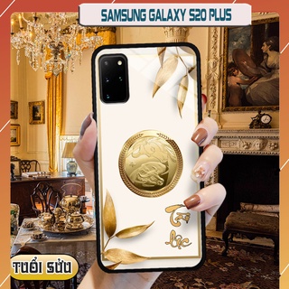 Ốp lưng kính 3D 12 con giáp - Samsung galaxy S20 plus
