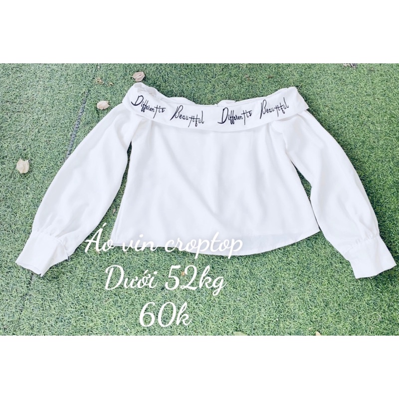 Áo vin croptop kiểu
