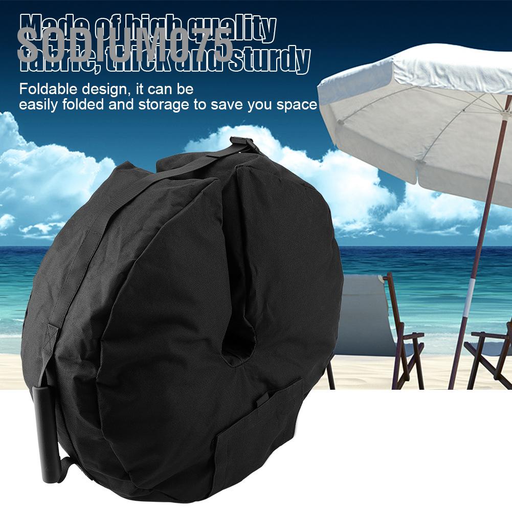 Sodium075 Round Umbrella Base Sand Weight Bag for Patio