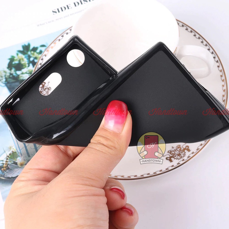 Ốp Lưng TPU Sony Xperia XZ1 XZ2 XZ3 SonyXZ1 Nhựa Dẻo Đen Toàn Bộ Viền Bóng Lưng Nhám Case Chống Va Đập Chống Trầy Xước