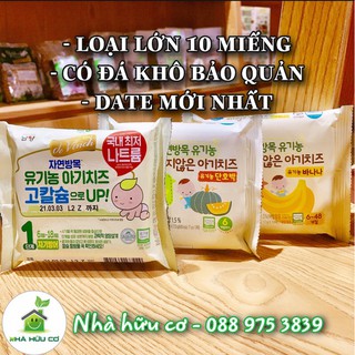 Date: 6/2022 - Phô mai tách muối hữu cơ Hàn Quốc ăn dặm cho bé - Nhà Hữu Cơ