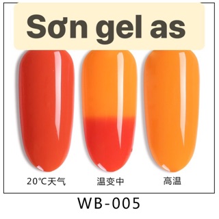 Sơn gel as đổi mầu WB ( chai đen )
