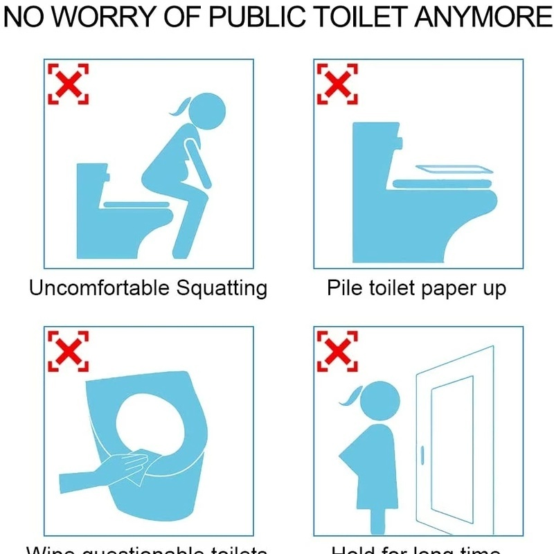 Vỏ Bọc Bồn Cầu An Toàn Bằng PE Chống Nước Dùng Một Lần An Toàn