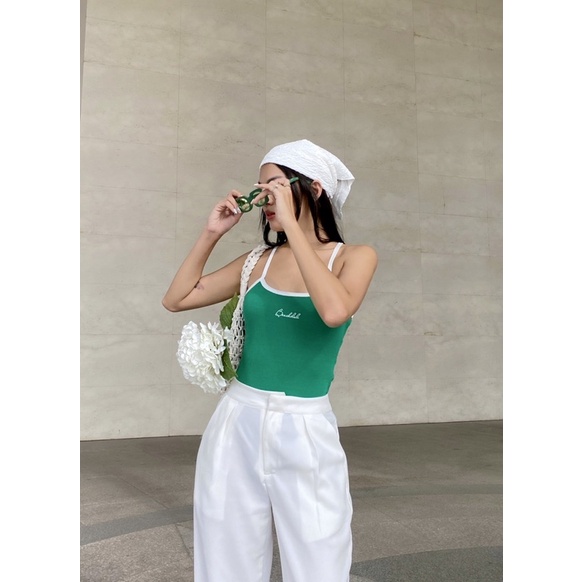 Beachclub-bodysuit 2 dây thêu | BigBuy360 - bigbuy360.vn