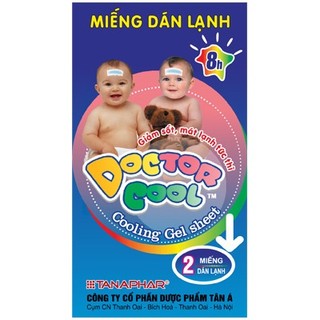 Miếng dán hạ sốt Doctor cool - hộp 6 miếng