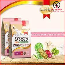 Thức Ăn Hạt Cho Chó Con Chó nhỏ SmartHeart Gold Puppy 1Kg