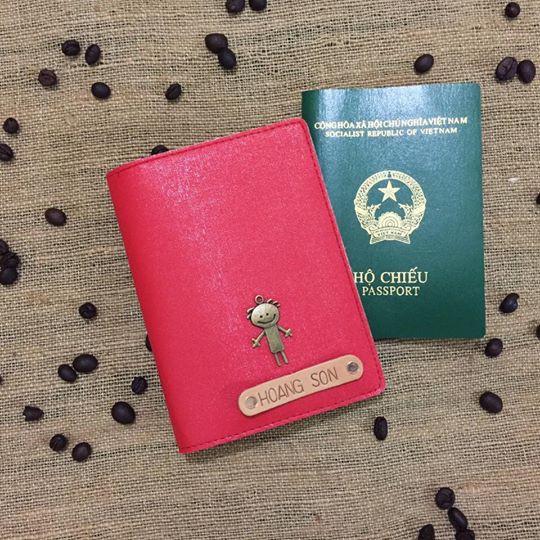 Passport cover - Bao da hộ chiếu da cao cấp (Miễn phí khắc tên, gắn hình)