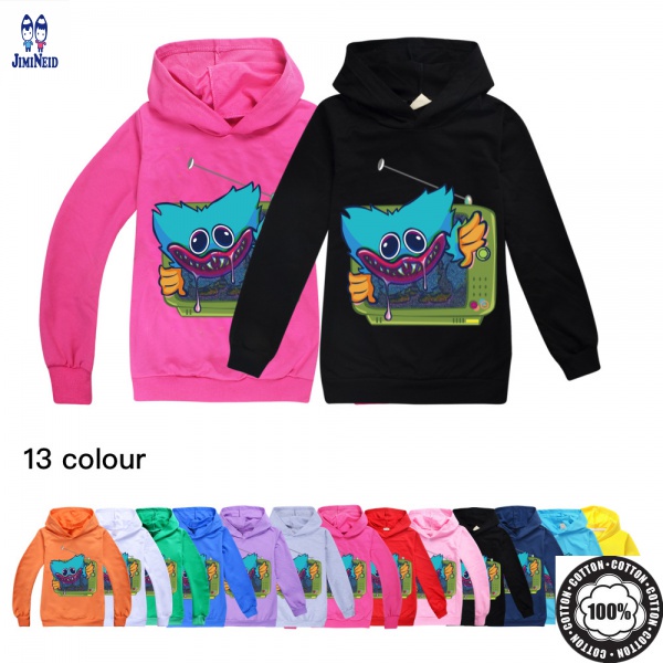 Poppy Playtime Áo Hoodie Cotton Thời Trang Cho Bé Hls8 Poppy Playtime Huggy Wuggy