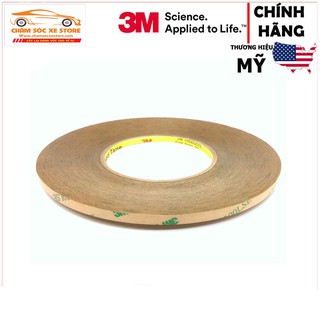 Băng Keo 2 mặt - Băng keo 3M 93015 dán cảm ứng dính cao chịu nhiệt 4mmx55m