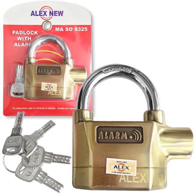 Ổ khóa chống trộm AL zin (lỗi 1 đổi 1) báo động to, chắc chắn bảo vệ ngôi nhà của bạn