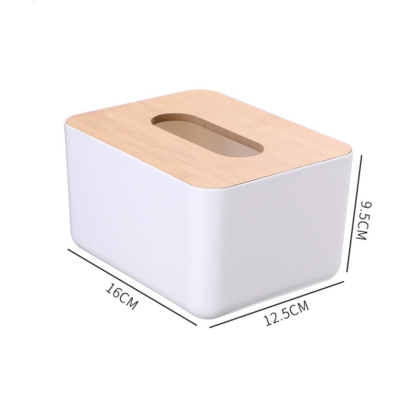 Ossayi Hộp gỗ đựng khăn giấy đa năng