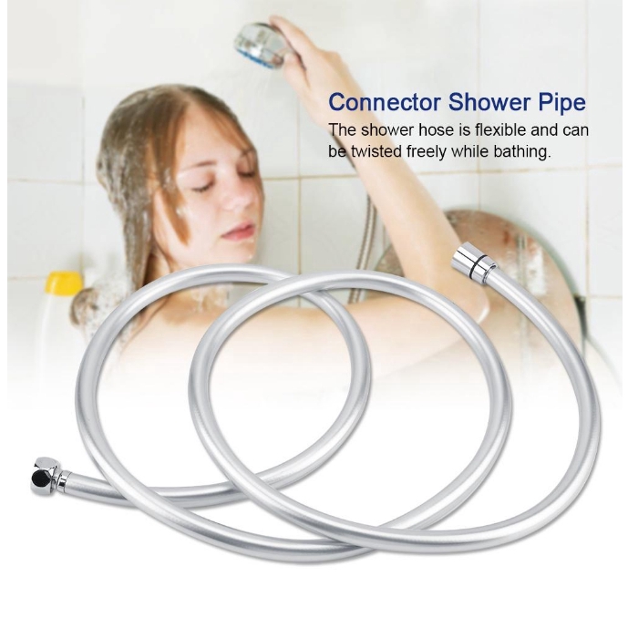 Vòi Hoa Sen Áp Suất Cao 1.5 / 2 / 3m Bằng PVC Linh Hoạt Tiện Dụng Cho Nhà Tắm