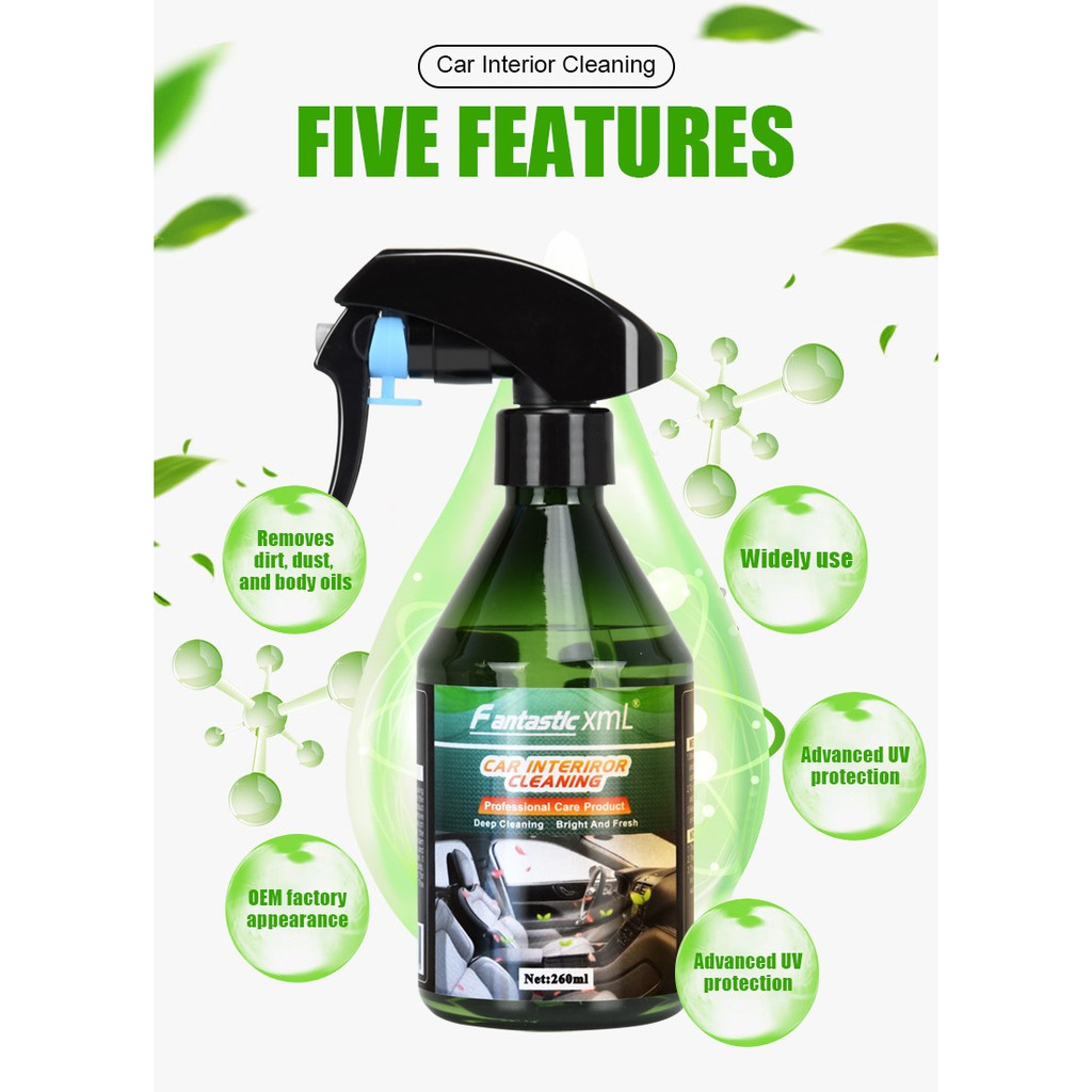Sản phẩm mới chăm sóc xe hơi chi tiết siêu hiệu quả thân thiện với môi trường chống vết bẩn làm sạch nội thất