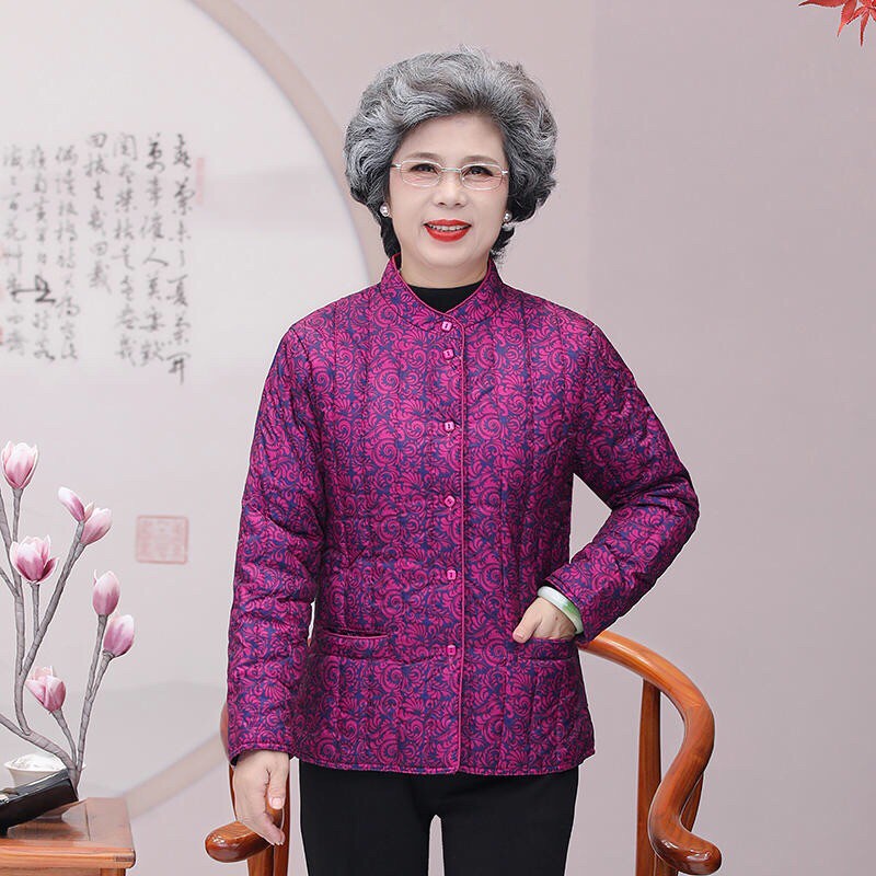 Áo khoác phao đệm bông siêu nhẹ siêu ấm cho các bà các mẹ người trung niên