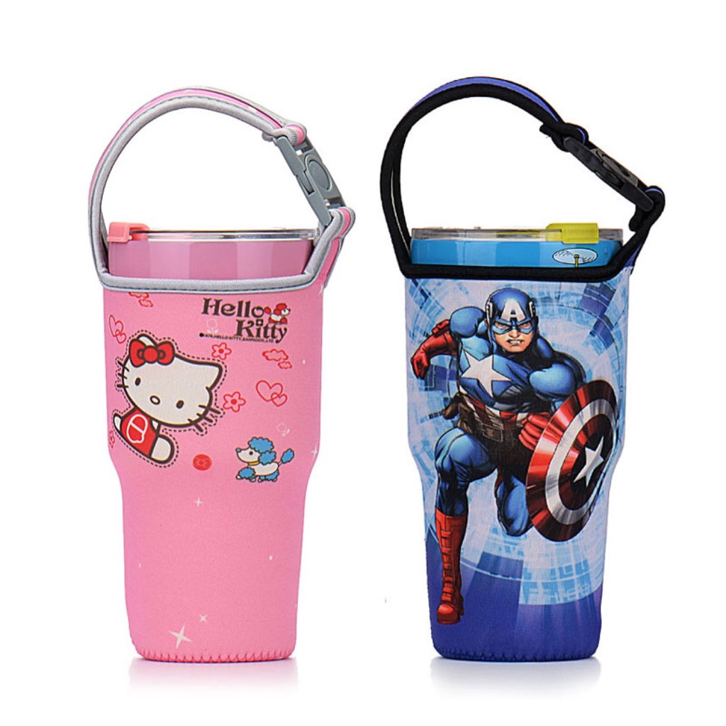 Bộ Cốc Uống Nước Co Giãn Họa Tiết Hoạt Hình Sáng Tạo