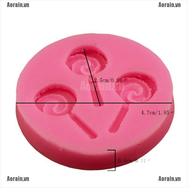 Khuôn Làm Bánh Chất Liệu Silicone Hình Kẹo Dễ Thương