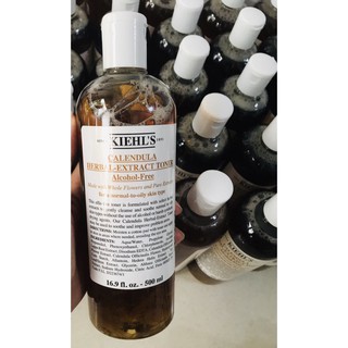 Toner Kiehl’s Calendula Herbal Extract - Không Chứa Cồn, Làm Sạch Da Một Cách Diệu Nhẹ, Sảng Khoái