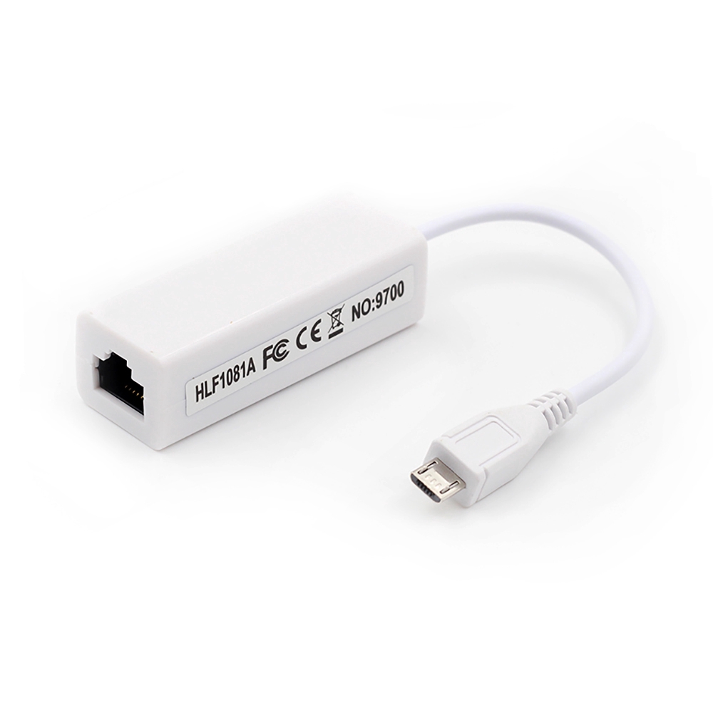 Cáp Chuyển Đổi Micro Usb Sang Ethernet Rj45 Cho Windows 7/8/10 Android Tablet IC Rd9700