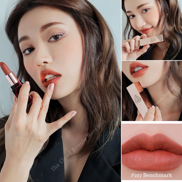 Son 3ce 227,228 vỏ vàng matte lio color new color chuẩn auth