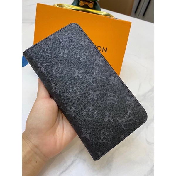 Ví Tiền Dài Khoá Kéo Da Canvas Chống Nước Size 19cm Nhiều Ngăn Để Thẻ - LV1911