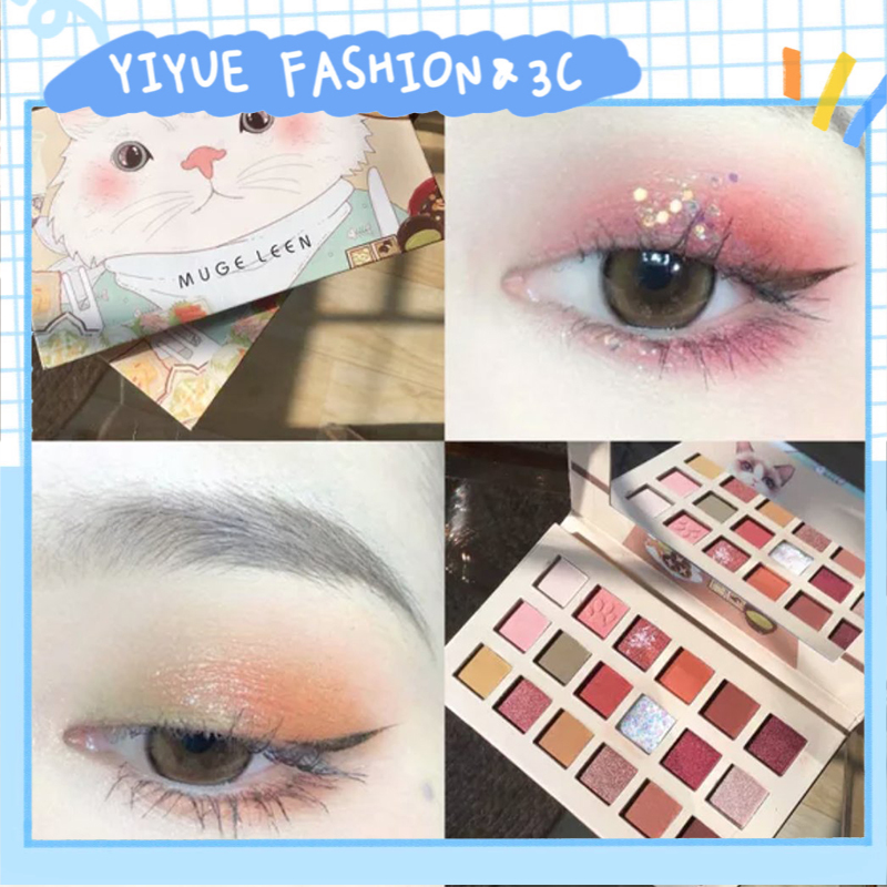 Bảng Phấn Mắt 18 Màu Không Thấm Nước Và Mồ Hôi Tiện Dụng