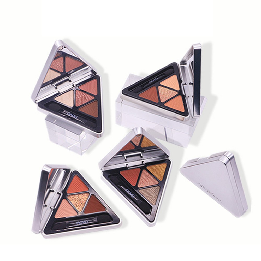 ☀☀☀ (Hàng Mới Về) Bảng Phấn Mắt Hình Tam Giác Trang Điểm Ba Chiều Tự Nhiên Lâu Trôi Không Bay Màu Novo ☝☝☝ | BigBuy360 - bigbuy360.vn