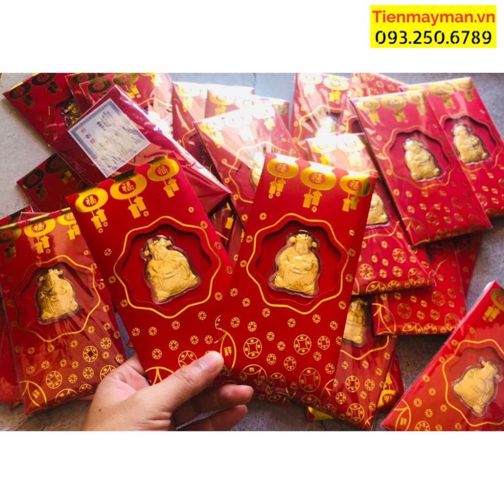 Lì Xì Thần Tài Vàng 24k May Mắn, Tài Lộc